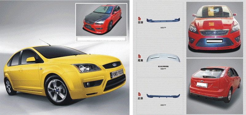 BODY KIT MẪU LE FORD FOCUS 2005