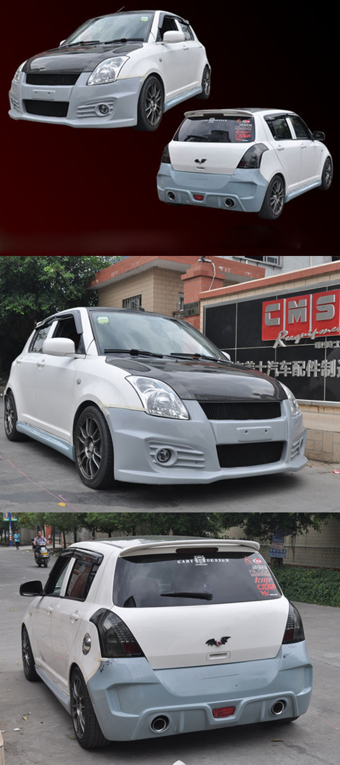 BODY KIT SUZUKI SWIFT 2005 - 2012 MẪU CS