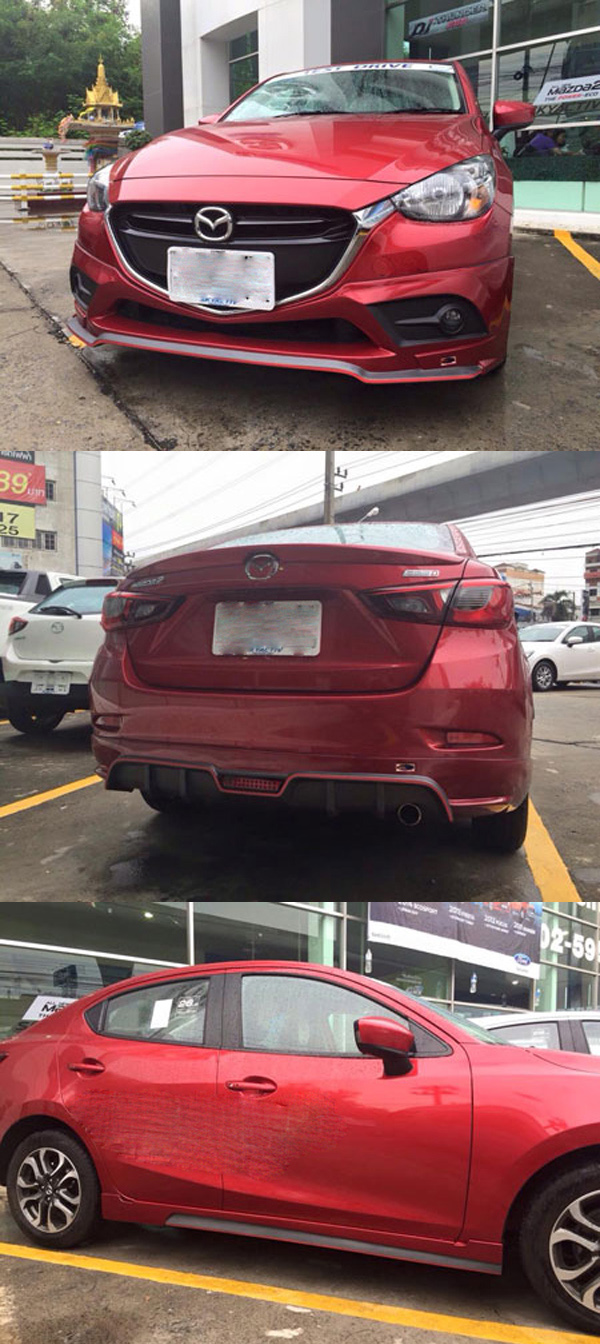 BODY LIP MAZDA 2 2015 SEDAN MẪU KS