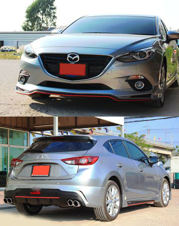 BODY LIP MAZDA 3 2015 5 CỬA MẪU FIREWAR