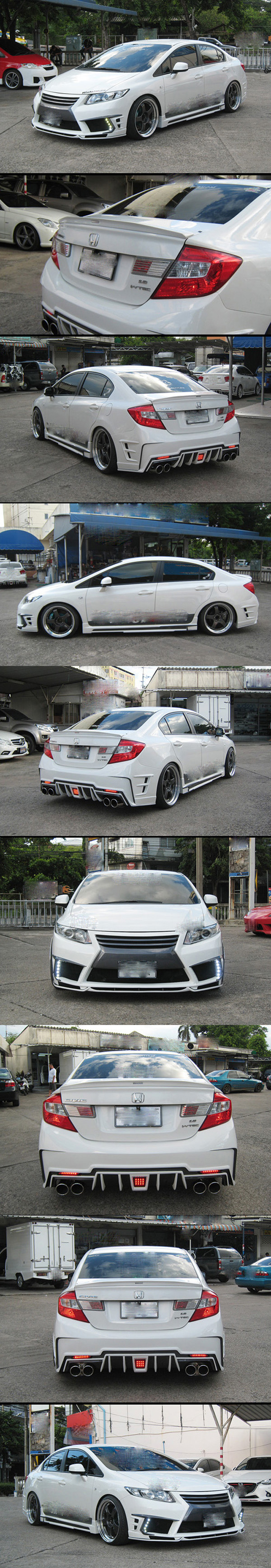 BỘ BODY KIT CHO CIVIC 2012-2014 MẪU K