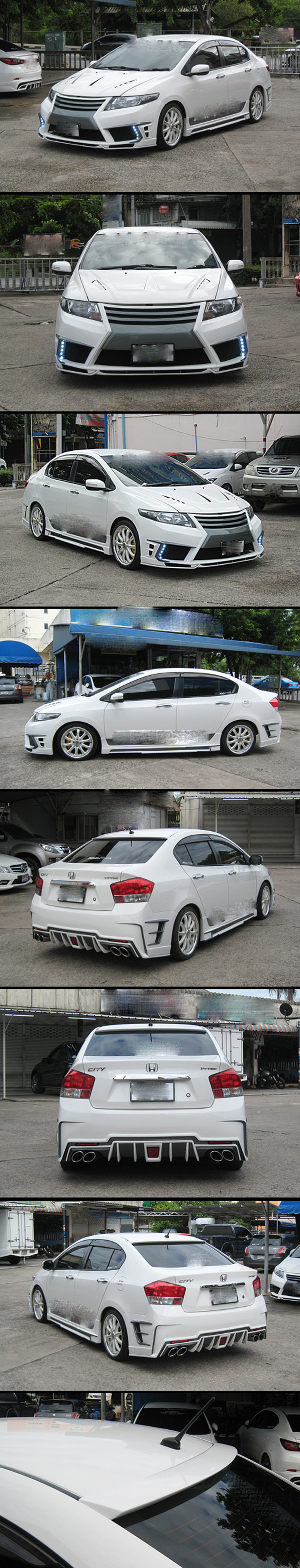 BỘ BODY KIT CHO HONDA CITY 2012-2014 MẪU K