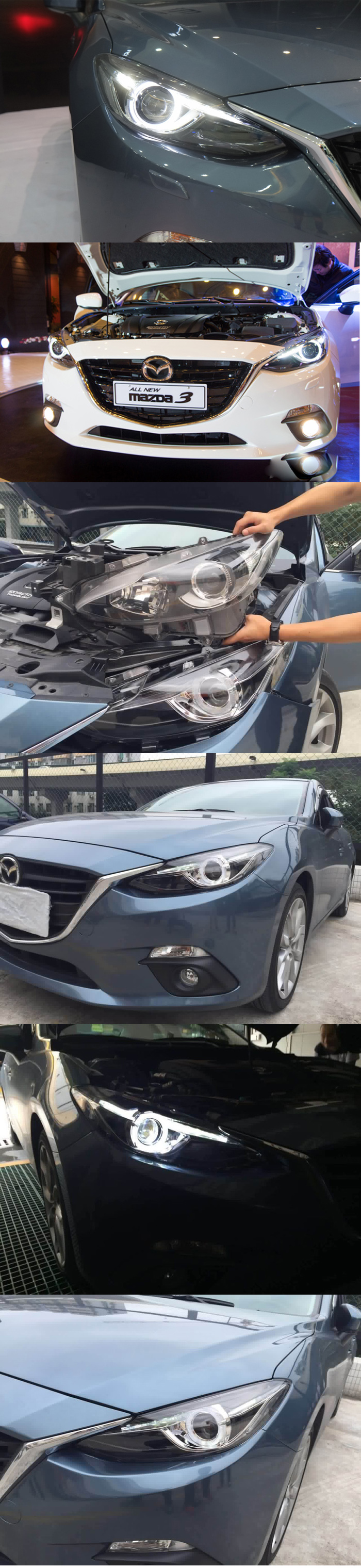 ĐÈN PHA LED NGUYÊN BỘ MAZDA 3 2015