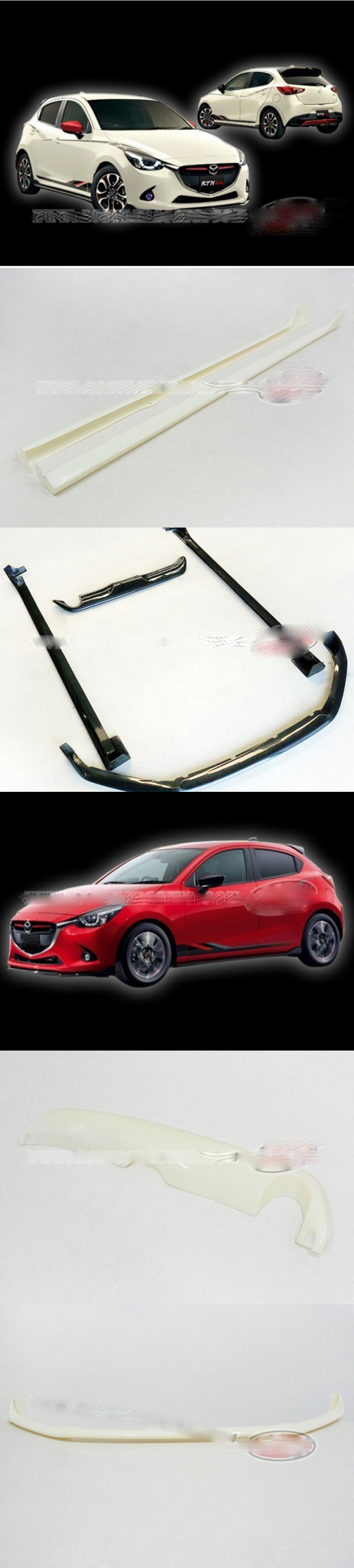 BODY LIP MAZDA 2 2015 HATCHBACK MẪU SPEED