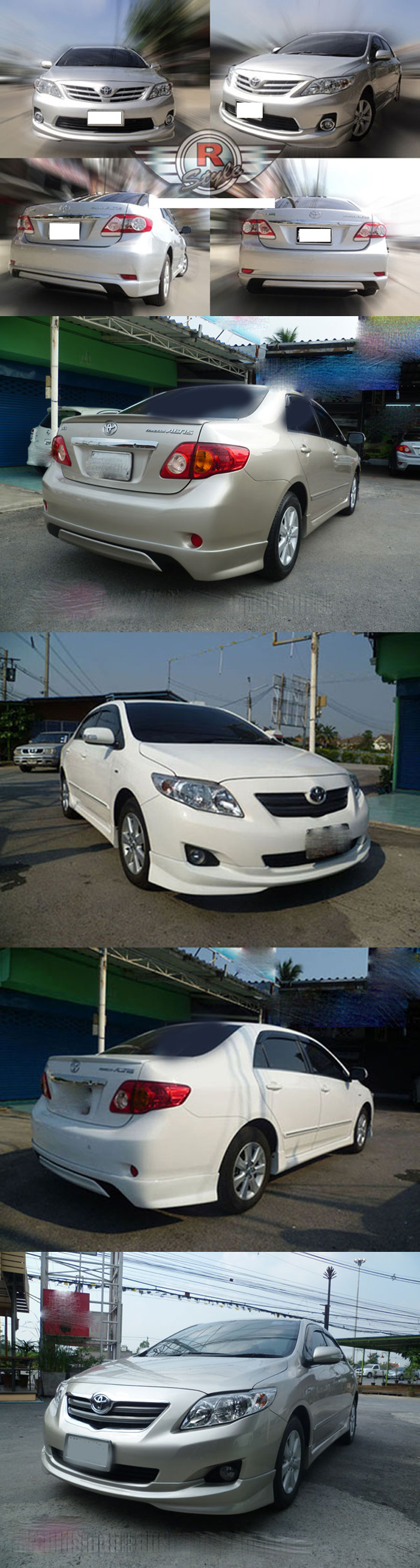 BODY LIP ALTIS 2011 MẪU TRD