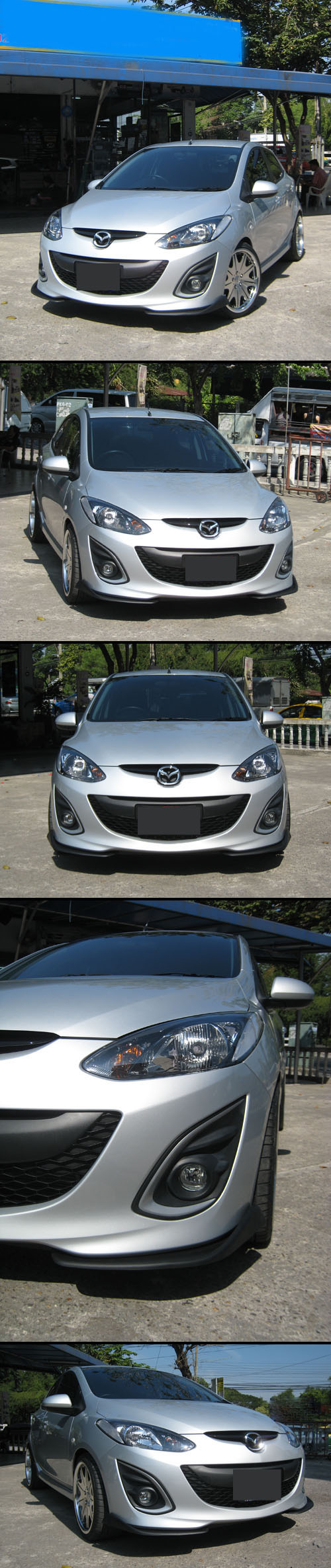 BODY LIP ĐẦU XE MAZDA 2 2010 MẪU NTs