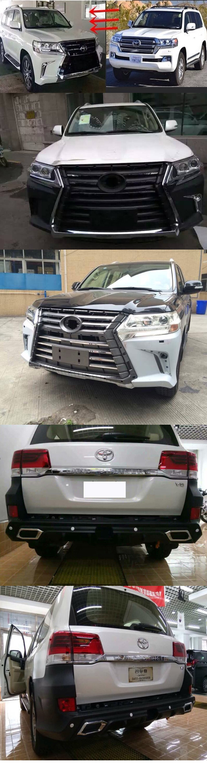 BODY KIT LAND CRUISER 2016 NÂNG CẤP LÊN LX570 2016