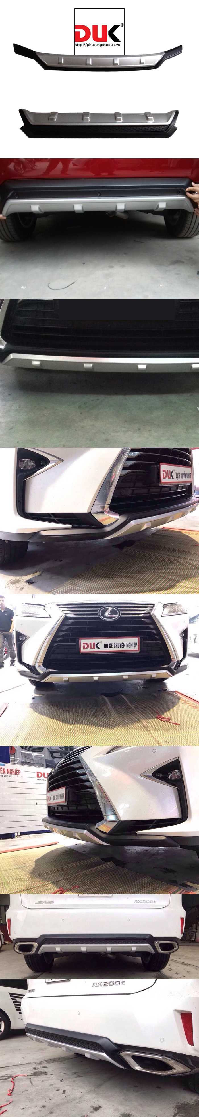 ỐP CẢN TRƯỚC SAU LEXUS RX350 2016 