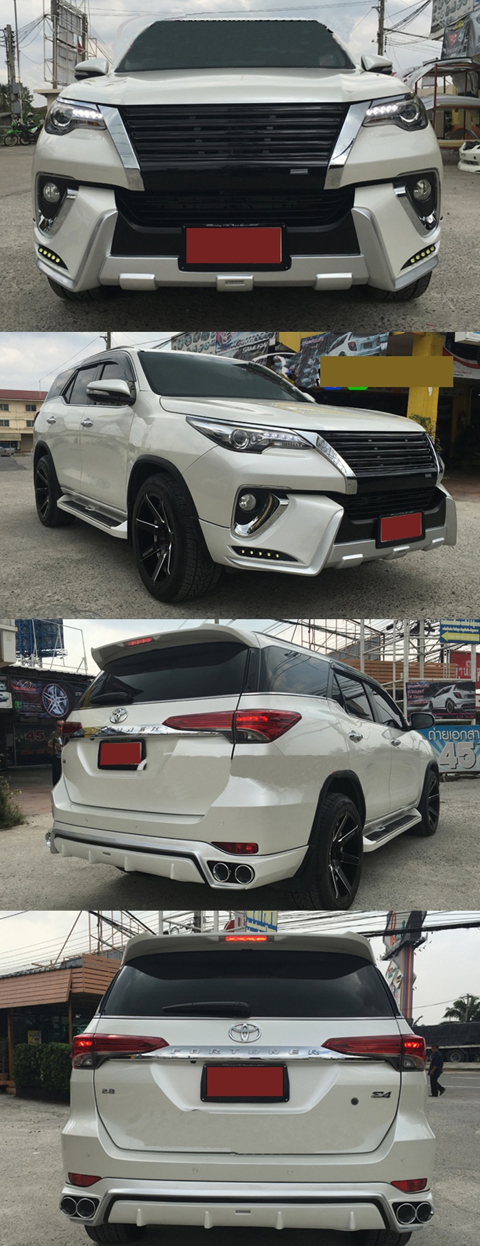 BODY KIT FORTUNER 2016 MẪU LX MODE