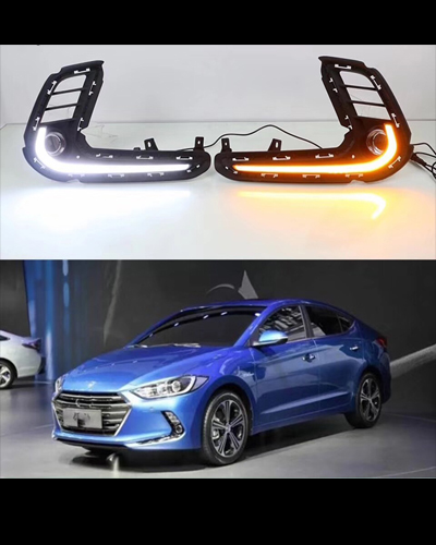 ĐÈN GẦM LED KHỐI ELANTRA 2016 MẪU 2 SẮC