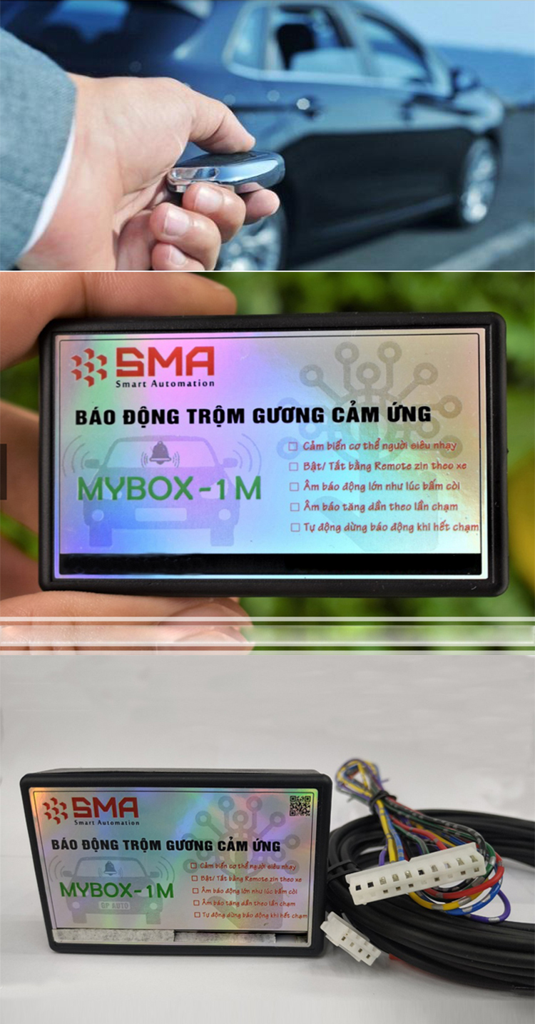 BỘ CHỐNG TRỘM GƯƠNG CẢM ỨNG CHO CÁC DÒNG XE 