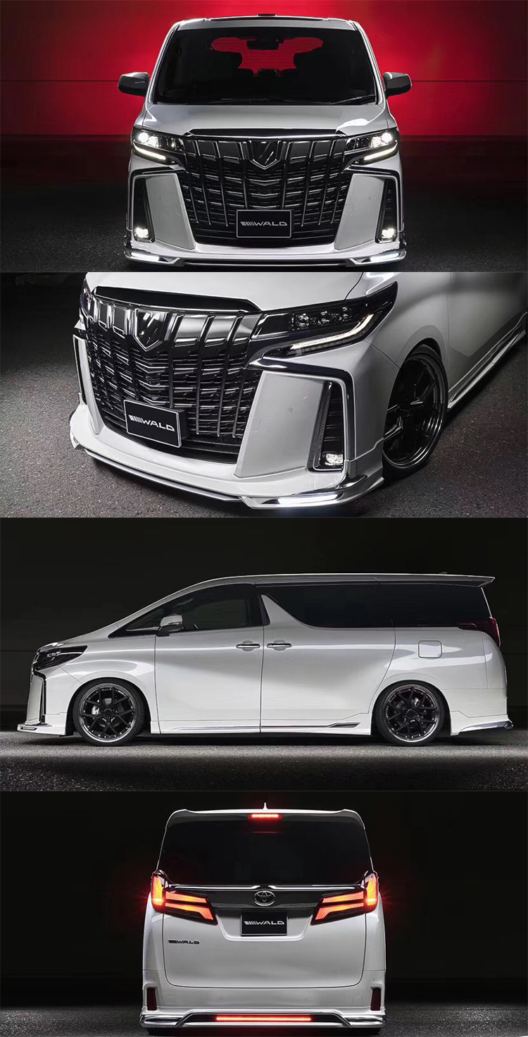 BODY LIP MẪU WALD CHO TOYOTA ALPHARD 2018