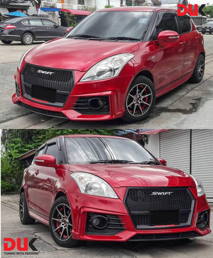 BODY KIT ĐẦU XE SUZUKI SWIFT 2014 MẪU R8