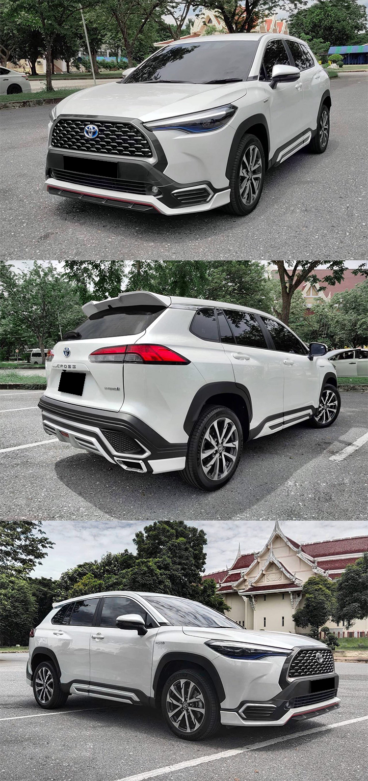 BODY LIP TOYOTA CROSS MẪU VICTOR 