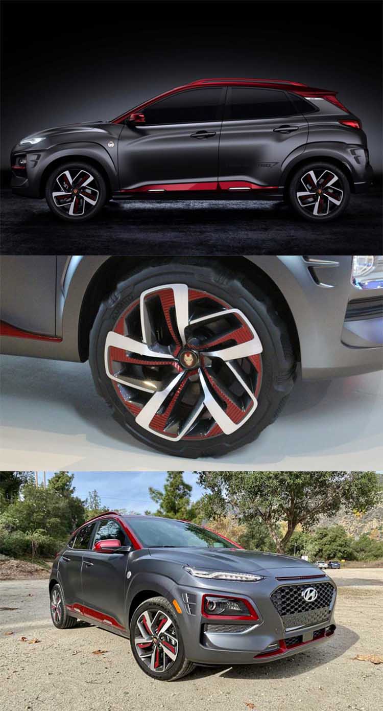 LAZANG 18 INCH HYUNDAI KONA BẢN IRON MAN