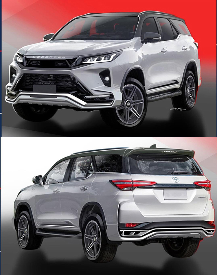 BODY LIP FORTUNER 2021 LEGENDER MẪU TITHUM