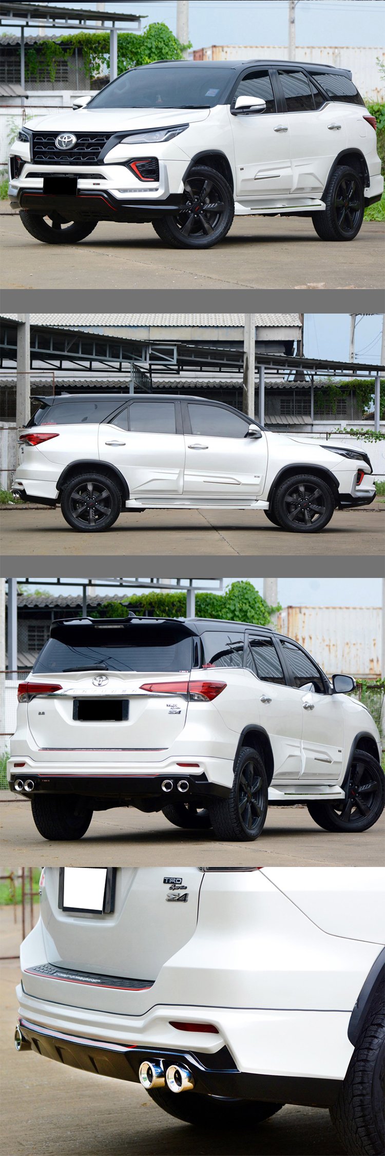 BODY LIP TOYOTA FORTUNER 2021 MẪU T.E.X