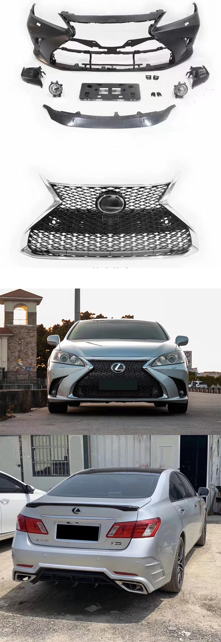 BODY KIT NÂNG CẤP LEXUS ES 2010-2012 MẪU FSPORT 2018