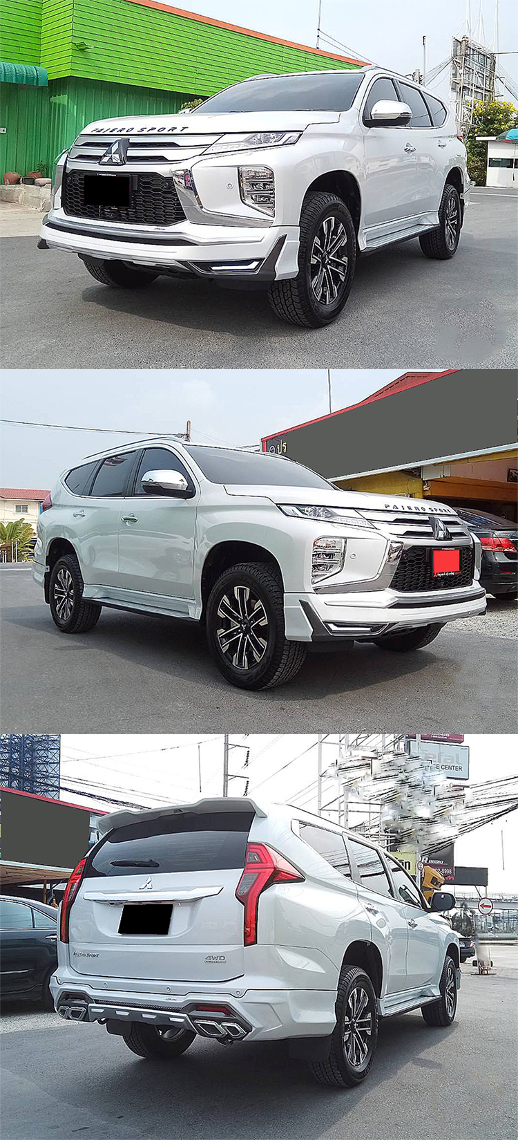 BODY LIP MITSUBISHI PAJERO SPORT 2020 MẪU EXTREAM