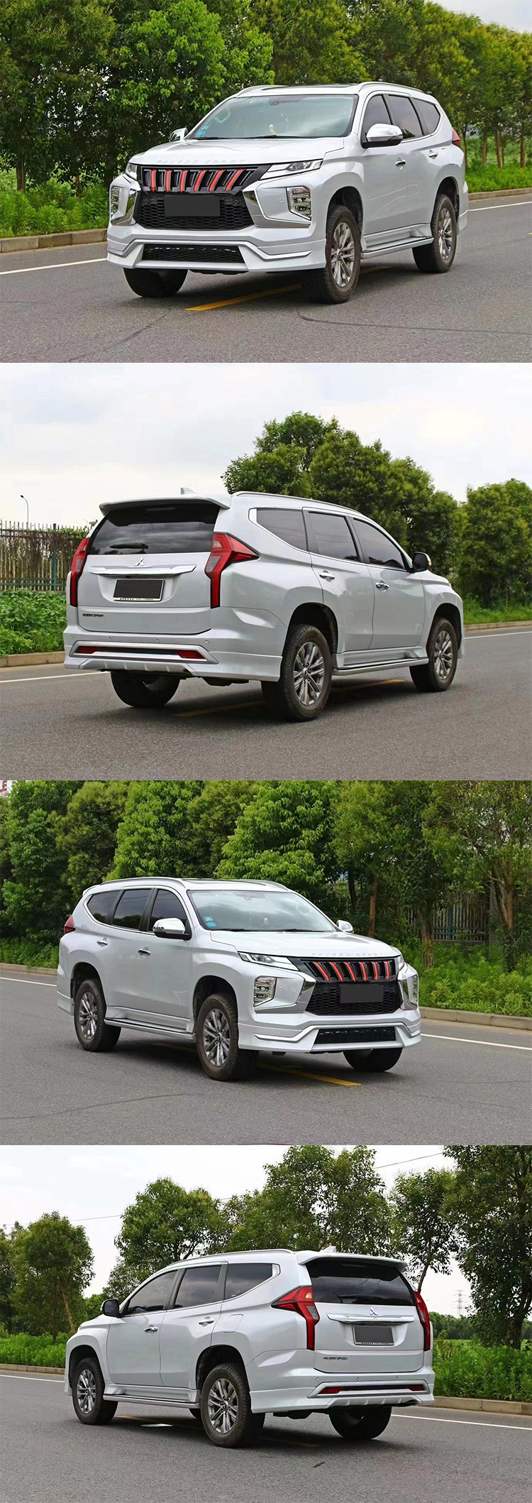 BODY LIP PAJERO SPORT 2020 MẪU S 