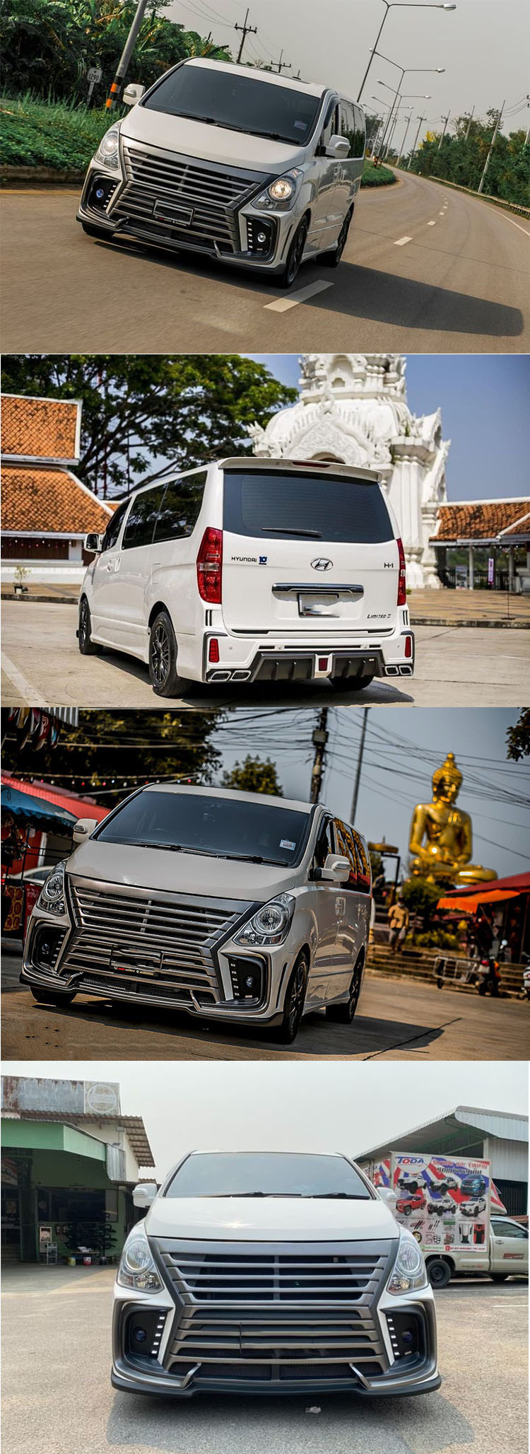 BODY KIT HYUNDAI STAREX MẪU LX600