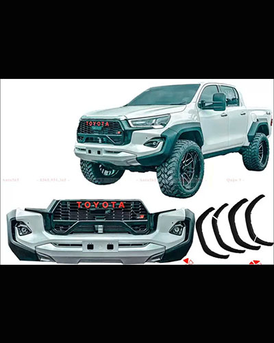 BODY KIT TRƯỚC TOYOTA HILUX 2024 MẪU TUC