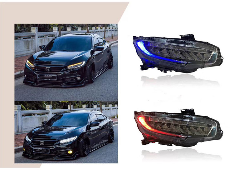 ĐÈN PHA LED ĐỘ CHO HONDA CIVIC 2016-2019