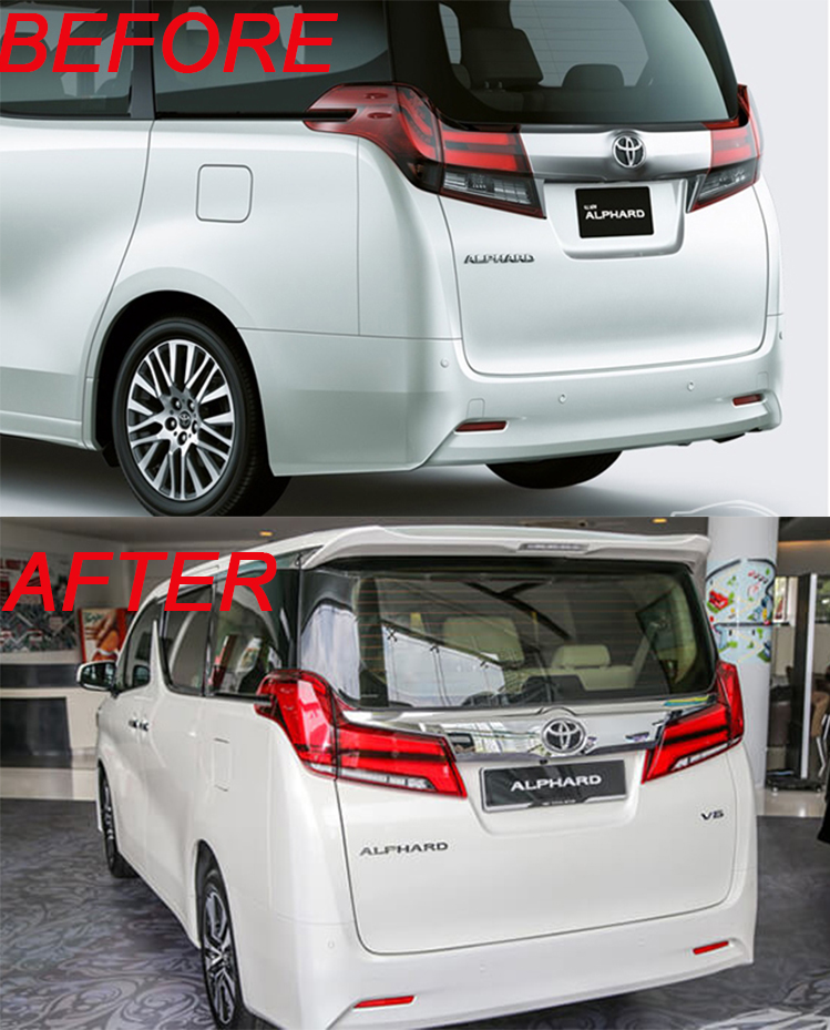 NÂNG CẤP ĐÈN HẬU TOYOTA ALPHARD 2015 LÊN 2019-2020