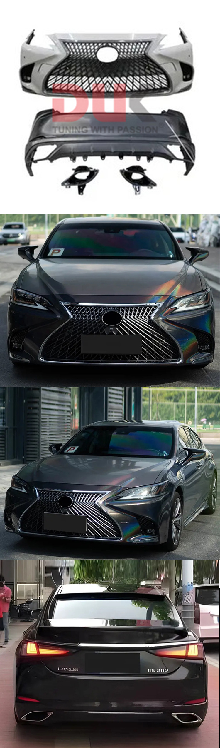 BODY KIT NÂNG CẤP LEXUS ES 2019-2020 MẪU LS500 2020