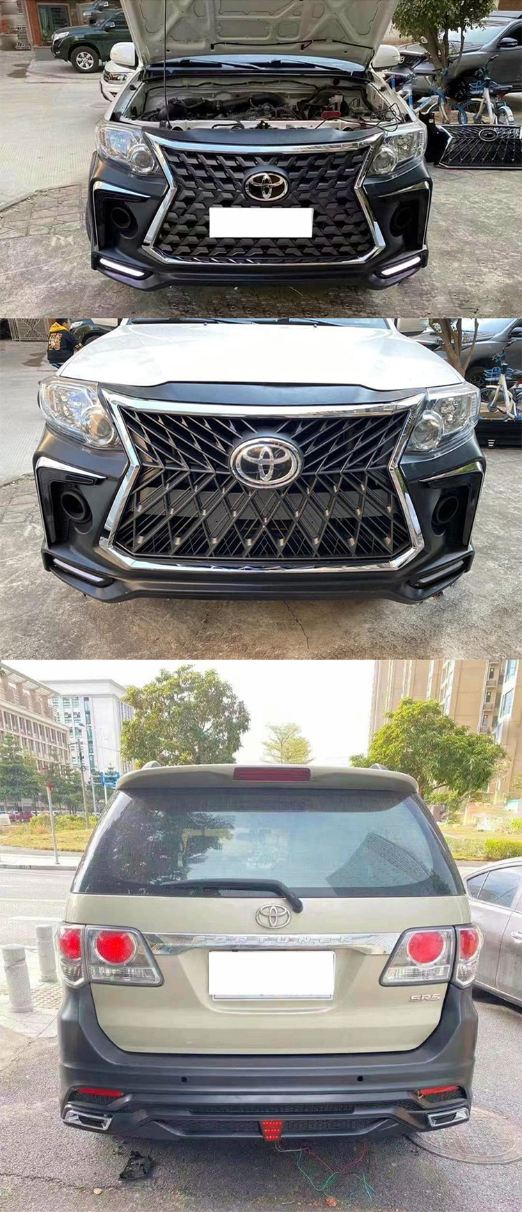 BODY NÂNG ĐỜI FORTUNER 2010 LÊN 2015 LEXUS TRD