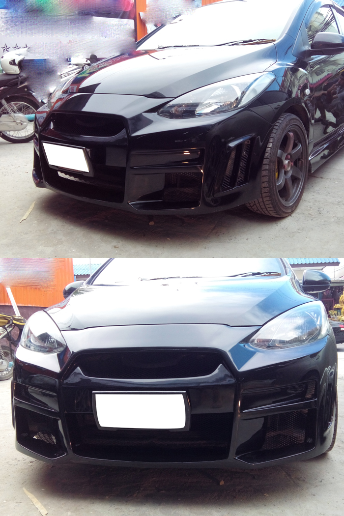 BODY KIT ĐẦU XE MAZDA 2 2010 HATCHBACK MẪU KENSTYLE