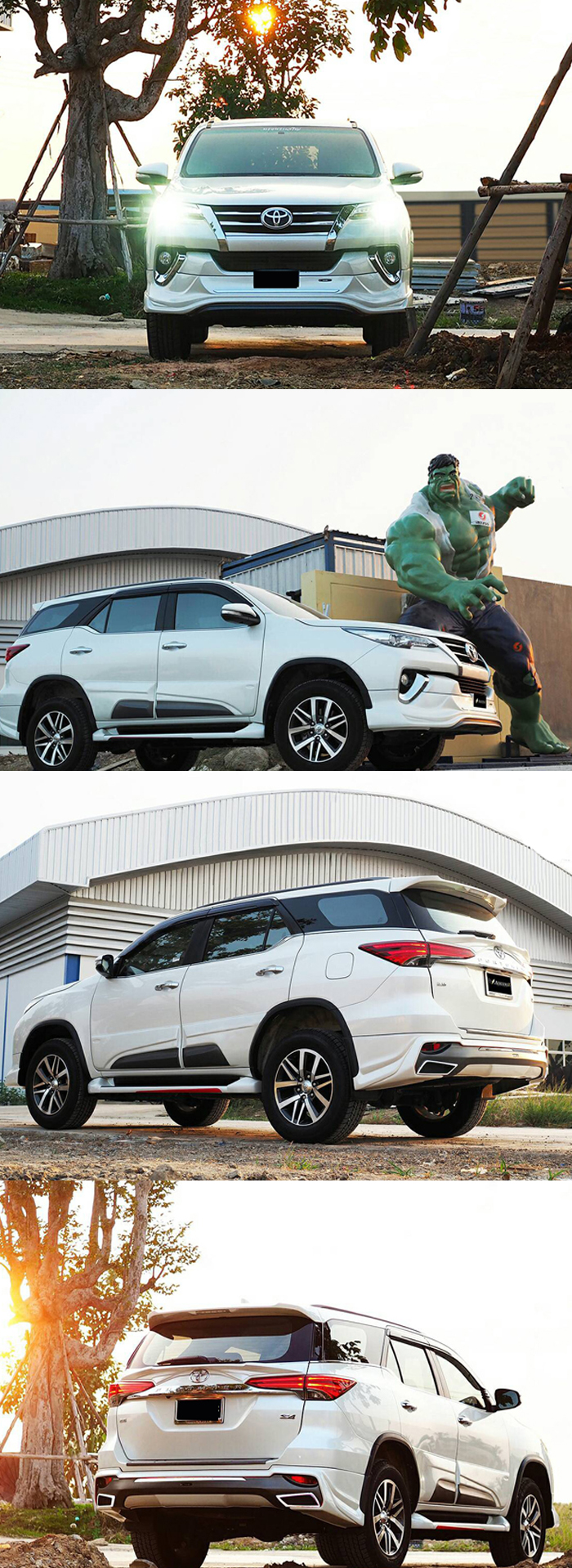 BODY KIT FORTUNER 2016 MẪU AMOTRIZ