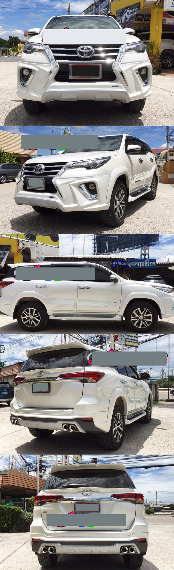 BODY KIT FORTUNER 2016 MẪU FREEFORM