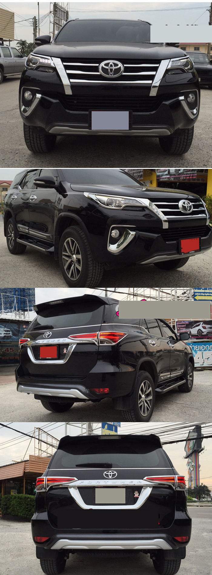 ỐP CẢN TRANG TRÍ TRƯỚC SAU FORTUNER 2016 