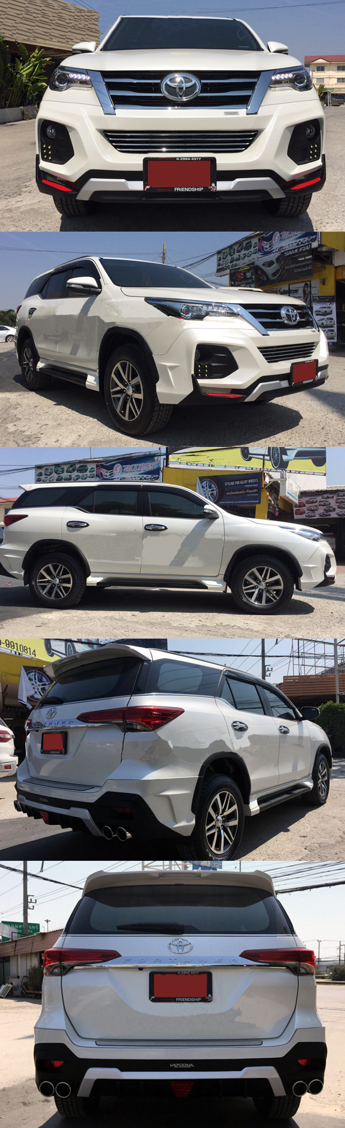 BODY KIT FORTUNER 2016 MẪU VAZOOMA 