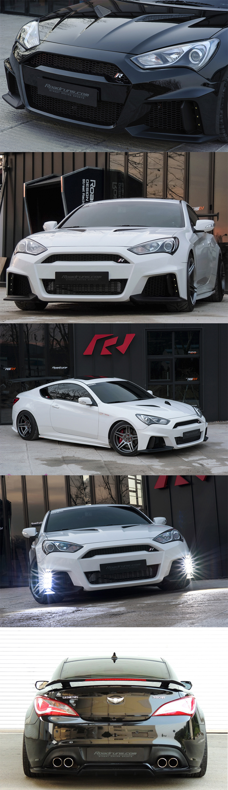 BODY KIT GENESIS COUPE 2013-ON MẪU ROADRUNS