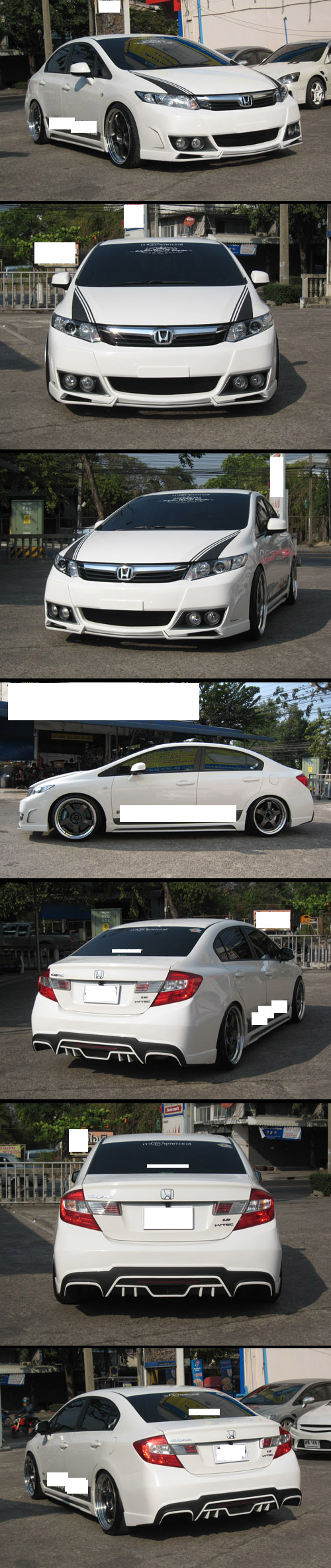 BODY KIT HONDA CIVIC 2012 MẪU JOB