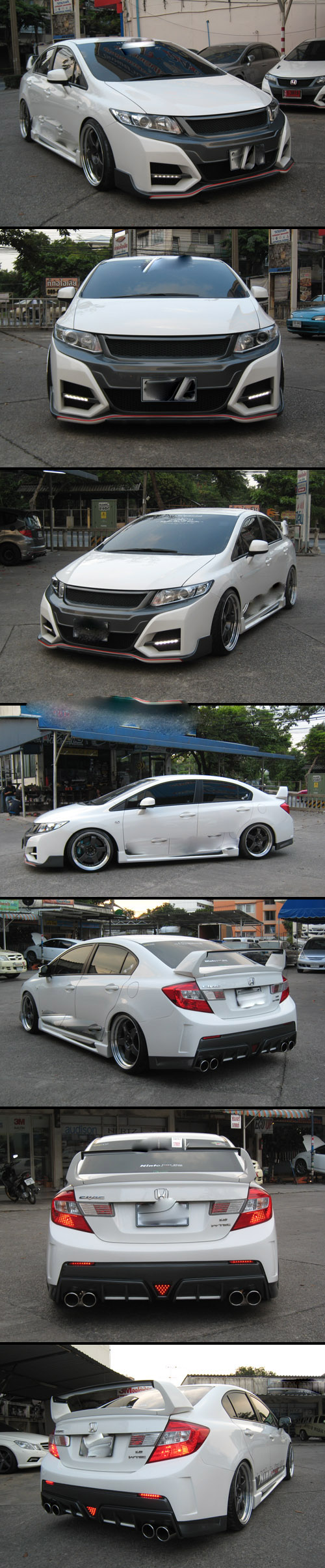 BODY KIT HONDA CIVIC 2012 MẪU R