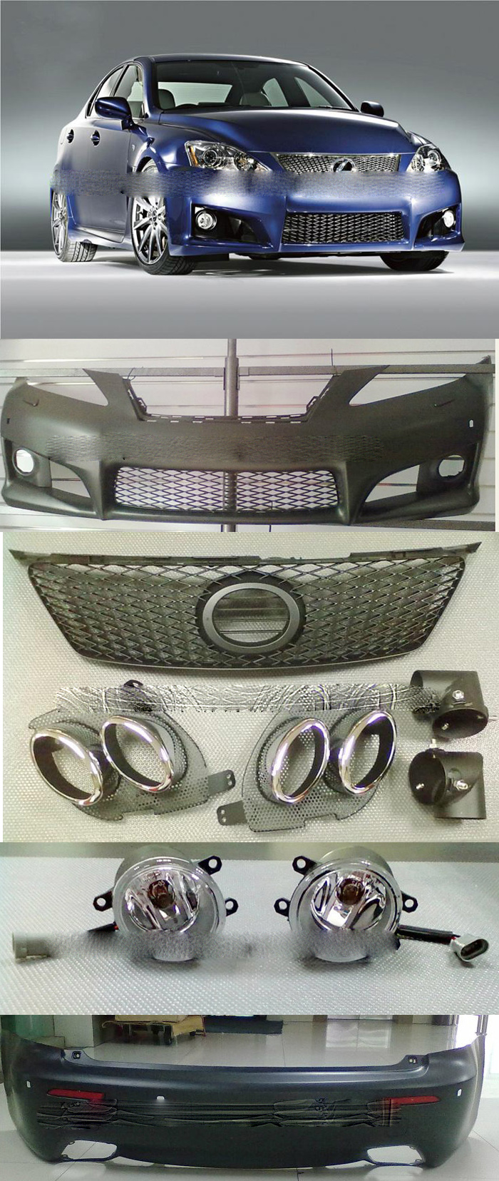 BODY KIT IS250 2006~2012 MẪU F-SPORT