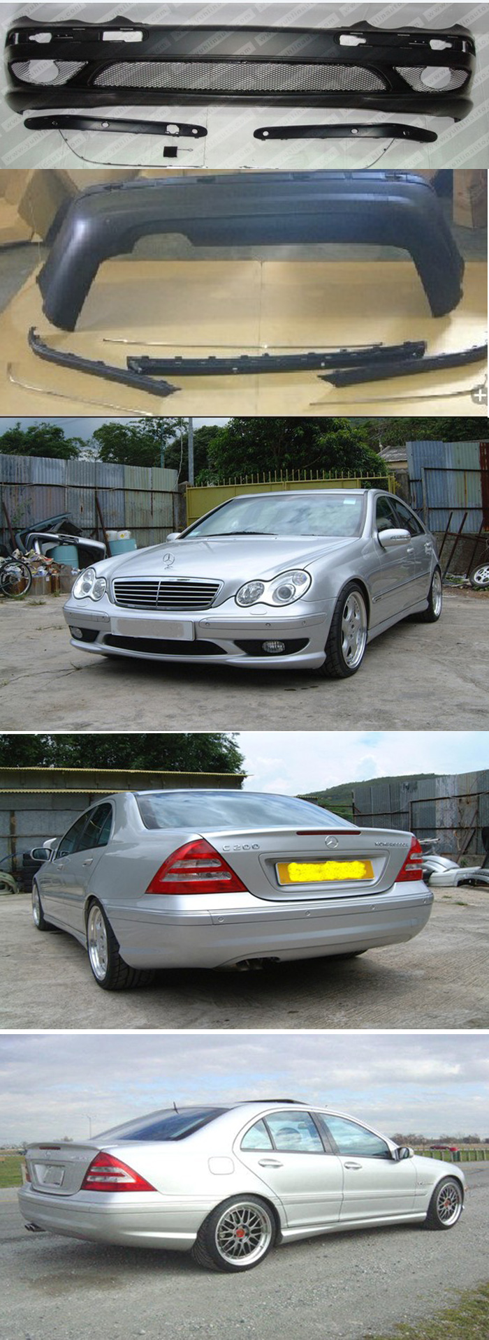 BODY KIT MER W203 MẪU AMG