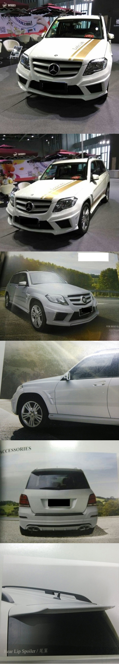 BODY KIT MERCEDES GLK 2013 MẪU DY