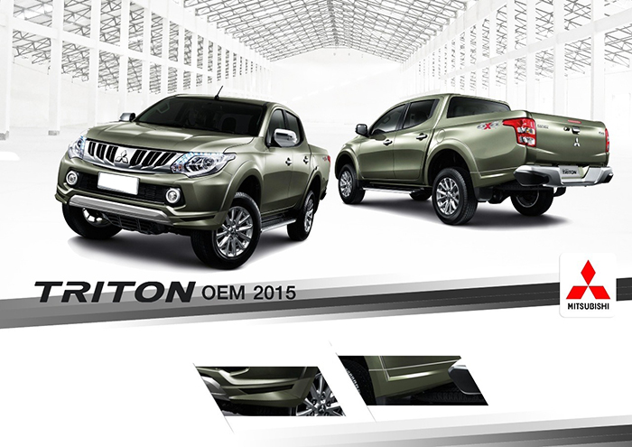 BODY KIT MITSUBISHI TRITON 2016 MẪU OEM