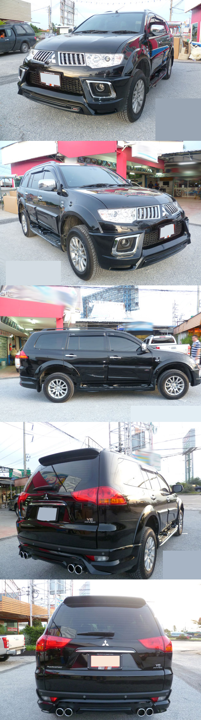 BODY KIT MITSUBISHI PAJERO SPORT 2012 MẪU JAP