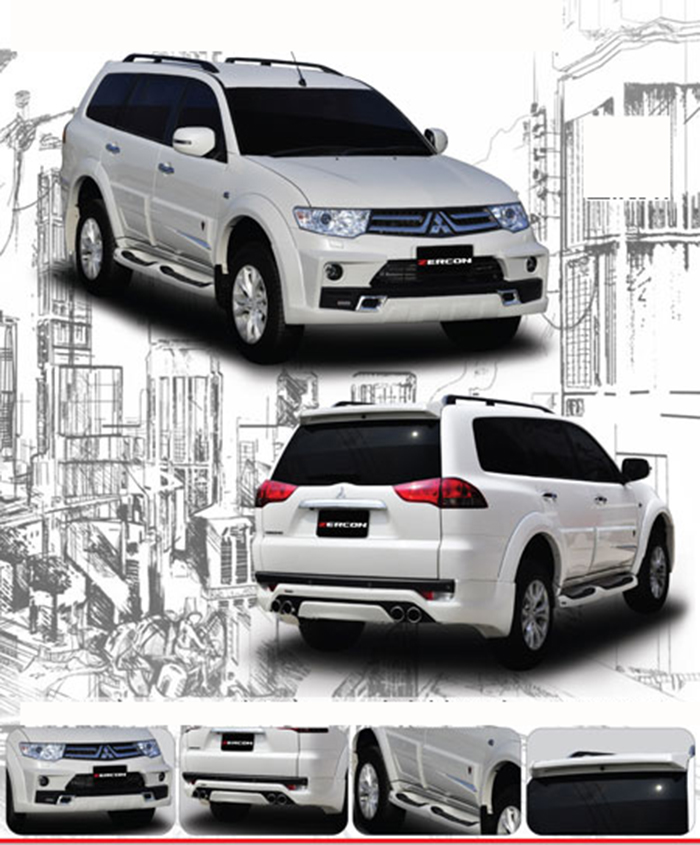 BODY KIT MITSUBISHI PAJERO SPORT 2015 MẪU ZERCON ZX MONARIS