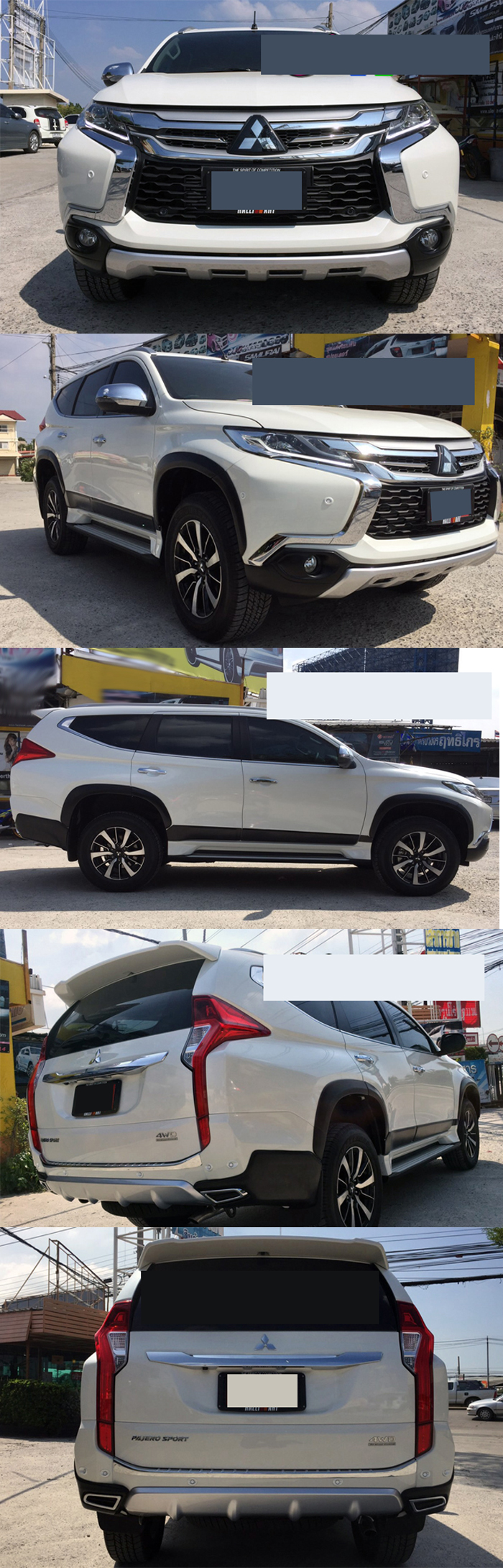 BODY LIP MITSUBISHI PAJERO SPORT 2017 MẪU OEM