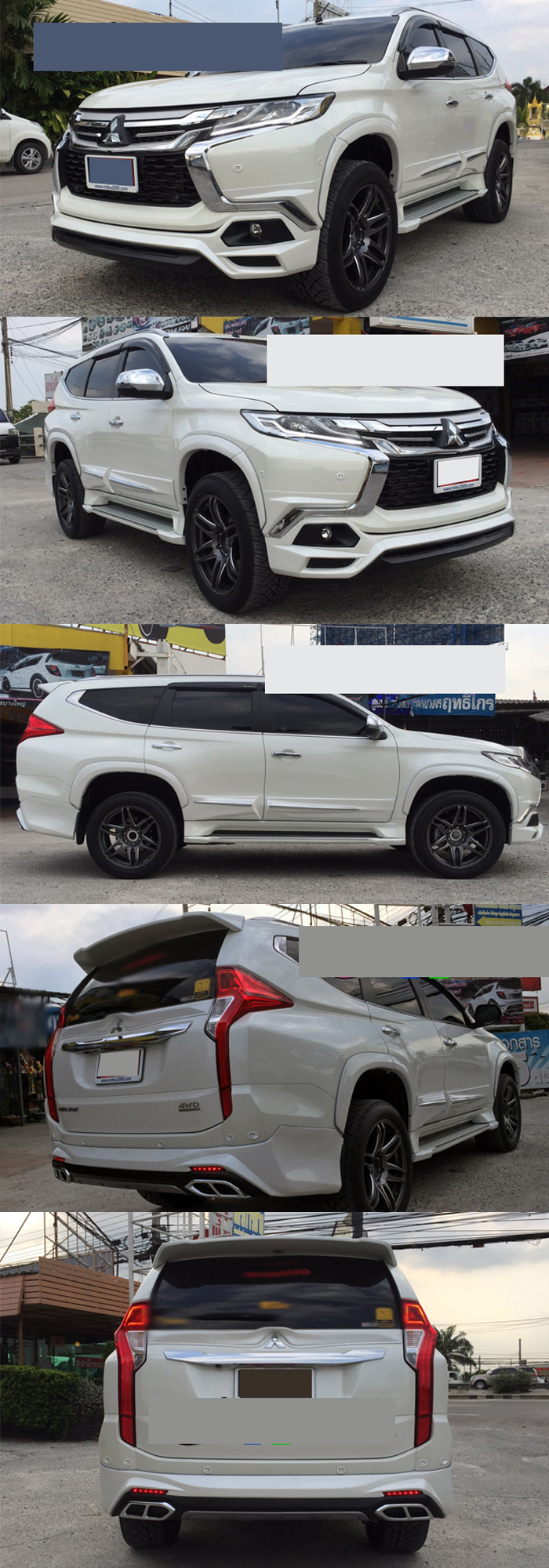 BODY LIP MITSUBISHI PAJERO SPORT 2017 MẪU TDS-1