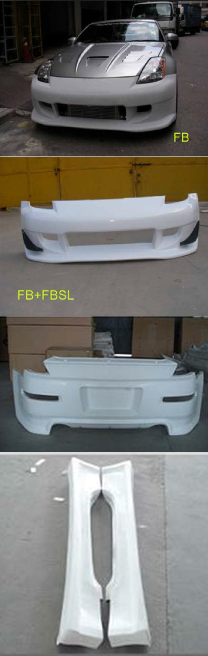 BODY KIT MẪU 1 NISSAN 350Z