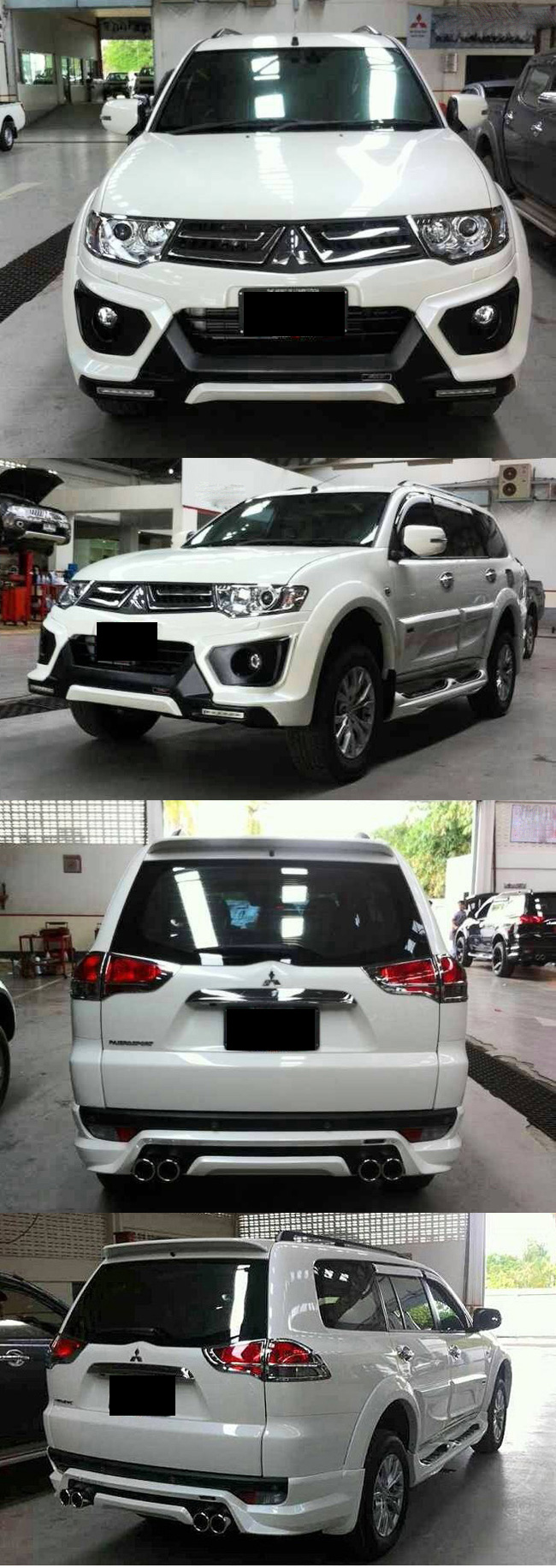 BODY LIP PAJERO SPORT 2014 MẪU JAP