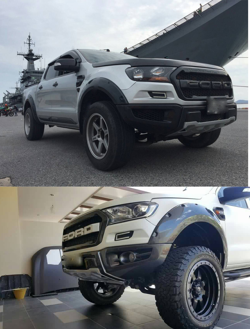 BODY KIT TRƯỚC RANGER 2016 MẪU RAPTOR