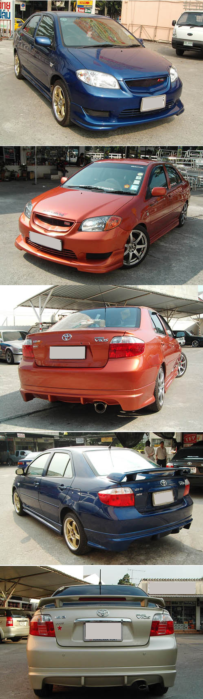 BODY KIT VIOS 2003 MẪU F1